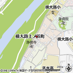 〒612-8281 京都府京都市伏見区横大路上ノ浜町の地図