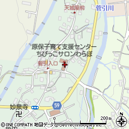 伊豆市役所　ちびっこサロン・わらぼ周辺の地図