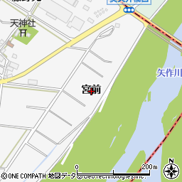 愛知県安城市村高町宮前周辺の地図