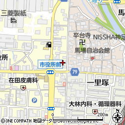 リカーマウンテン長岡京店周辺の地図