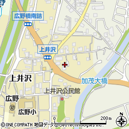 兵庫県三田市上井沢244周辺の地図