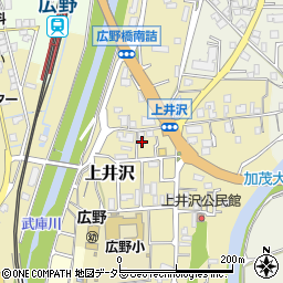 兵庫県三田市上井沢415周辺の地図