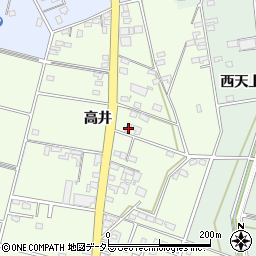 愛知県安城市石井町高井242周辺の地図
