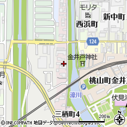 京都府京都市伏見区三栖町3丁目828周辺の地図