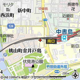 京都府京都市伏見区三栖向町736周辺の地図
