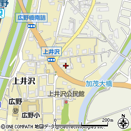 兵庫県三田市上井沢243周辺の地図