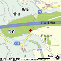 愛知県新城市牛倉菅沼周辺の地図