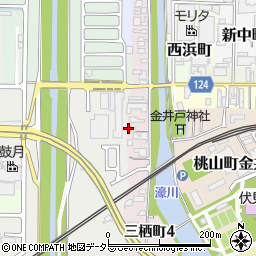 京都府京都市伏見区三栖町3丁目123周辺の地図