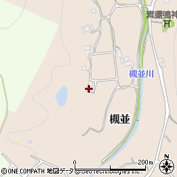 兵庫県川辺郡猪名川町槻並尾崎周辺の地図
