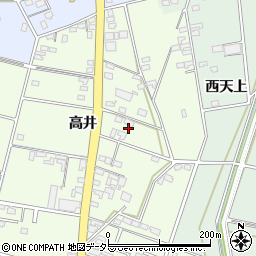愛知県安城市石井町高井244周辺の地図