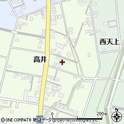 愛知県安城市石井町高井244周辺の地図