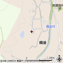 兵庫県猪名川町（川辺郡）槻並（尾崎）周辺の地図