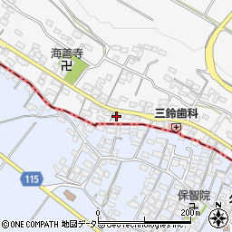 三重県四日市市鹿間町259-2周辺の地図
