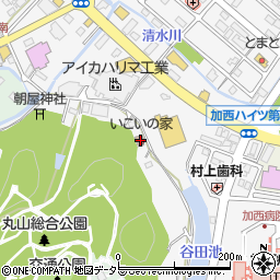 兵庫県加西市北条町横尾364周辺の地図