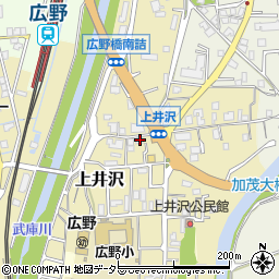 兵庫県三田市上井沢410周辺の地図
