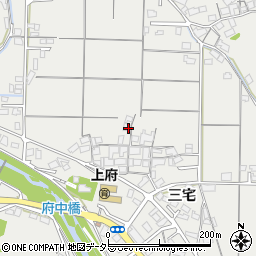 島根県浜田市上府町三宅周辺の地図