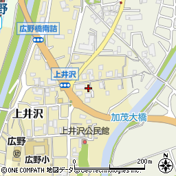 兵庫県三田市上井沢284周辺の地図
