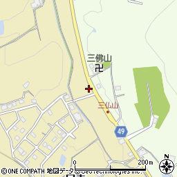 兵庫県三田市尼寺187周辺の地図