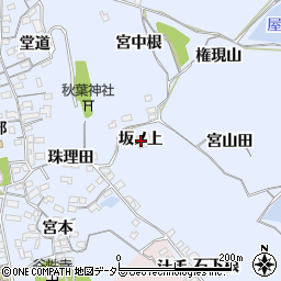 愛知県知多郡阿久比町宮津坂ノ上周辺の地図