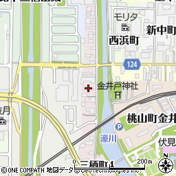 京都府京都市伏見区三栖町3丁目825周辺の地図