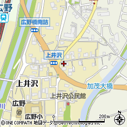兵庫県三田市上井沢286周辺の地図