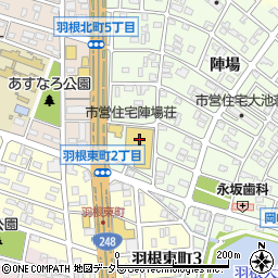 ＴＨＲＥＥＰＰＹ岡崎南店周辺の地図