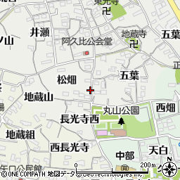 愛知県知多郡阿久比町阿久比松畑2周辺の地図