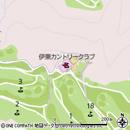 伊東カントリークラブ周辺の地図