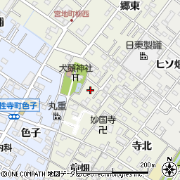 愛知県岡崎市宮地町馬場周辺の地図