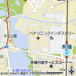 京都府宇治市木幡西中31周辺の地図