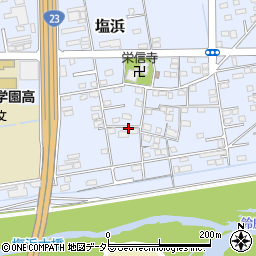 三重県四日市市大里町周辺の地図