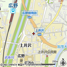 兵庫県三田市上井沢473周辺の地図