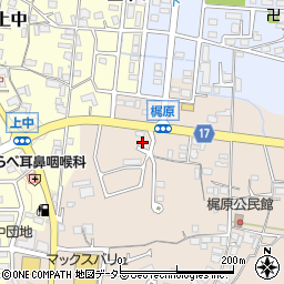兵庫県加東市梶原282周辺の地図