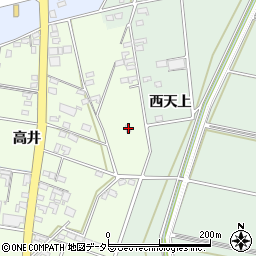 愛知県安城市石井町高井258周辺の地図