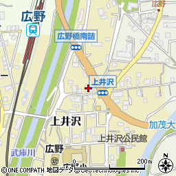 兵庫県三田市上井沢474周辺の地図