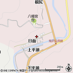 愛知県岡崎市夏山町日面41周辺の地図