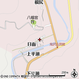 愛知県岡崎市夏山町日面42周辺の地図