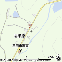 兵庫県三田市志手原207-3周辺の地図