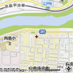 京都府京都市伏見区向島庚申町周辺の地図