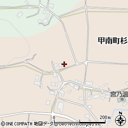 滋賀県甲賀市甲南町杉谷487周辺の地図