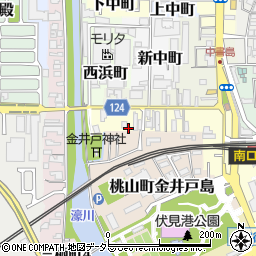 京都府京都市伏見区三栖向町763周辺の地図