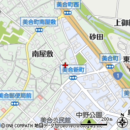 愛知県岡崎市美合町（祖父炉）周辺の地図
