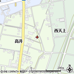 愛知県安城市石井町高井263周辺の地図