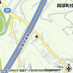 静岡県藤枝市岡部町桂島874周辺の地図