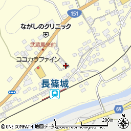 愛知県新城市長篠森上23-2周辺の地図