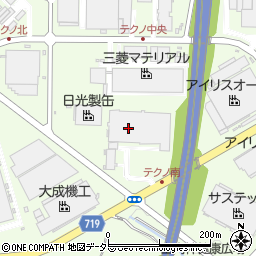 ニチワ電機株式会社　本社周辺の地図