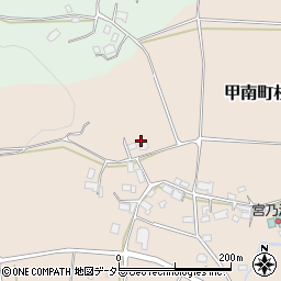 滋賀県甲賀市甲南町杉谷486周辺の地図