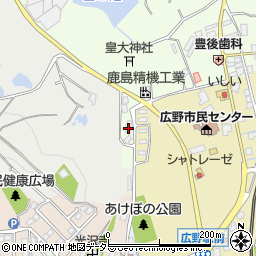 兵庫県三田市広野42周辺の地図