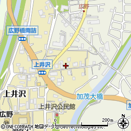 兵庫県三田市上井沢496周辺の地図