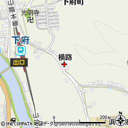 島根県浜田市下府町744-1周辺の地図